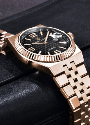 PAGANI DESIGN Orologio automatico di lusso con quadrante rombo 3D per uomo Orologio da polso meccanico da lavoro AR Orologio in cristallo di zaffiro 2025 Nuovo