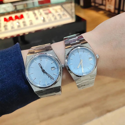 Orologio da Polso Serie PRX con Cinturino in Acciaio, Modello Super Player, per Uomo e Donna, con Calendario, Stile Semplice e alla Moda, Regalo di Compleanno, Idea Regalo per Lui e per Lei