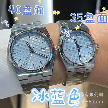 Orologio da Polso Serie PRX con Cinturino in Acciaio, Modello Super Player, per Uomo e Donna, con Calendario, Stile Semplice e alla Moda, Regalo di Compleanno, Idea Regalo per Lui e per Lei