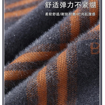 2025 New Winter Fashion Cashmere Sweater Men High Quality Comfortable Mens Sweaters Thick Warm Male Pullover