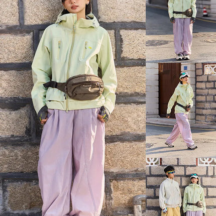 Men Women Splice Fashion Outdoor Loose Casual Lightweight Quick Dry Sports Cargo Baggy Pants Track Trouser Jogger Sweatpants