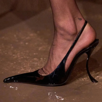 New Fashion Pointed High-heel 10.5 cm Women's Sandals Summer Women Shoes Sandalias De Mujer Shoes for Women Size 34-43 PlatiNum