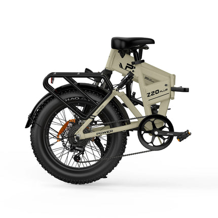Bicicletta elettrica pieghevole PVY Z20 PLUS, pneumatici fat da 20*4.0 pollici con triplo ammortizzatore, coppia di 100 N.m, batteria da 48V 16.5Ah