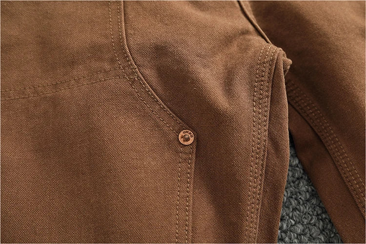 2025 Spring and Autumn New American Retro Heavyweight Patchwork Cargo Pants Men's Fashion Multi-pocket Casual Loose Trousers