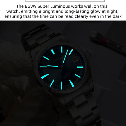 ADDIESDIVE Luxury Classic Automatic Watch Waterproof AR Coated Calendar Display Mechanical Watches Luminous AD2077 Reloj Hombre
