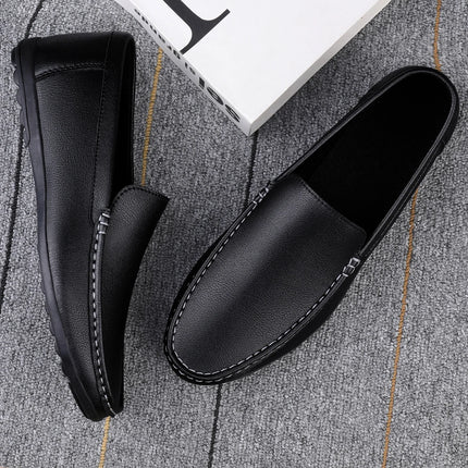 Scarpe casual da uomo in pelle moda Estate comode slip on di alta qualità Mocassini bianchi Comode scarpe da barca da guida Mocassini da passeggio