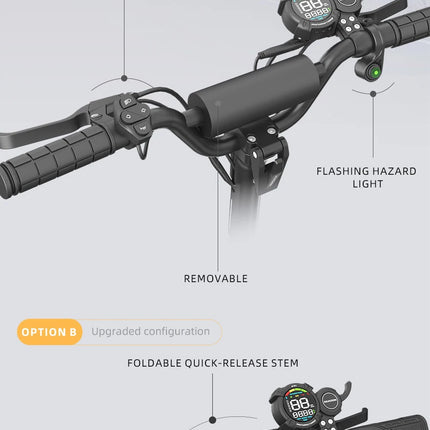 SUNNIGOO X3 Potente Monopattino Elettrico 1800W Motore ad Alta Potenza 60V 28.6Ah Batteria Grande Capacità Doppia Modalità di Guida Velocità Massima 65KM/H Veicolo per Pendolari a Lungo Raggio Pneumatici Fuoristrada da 11