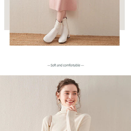 100% pure wool skirt new women's autumn and winter mid-length high-waisted thin cashmere skirt knitted all-match hip skirt PlatiNum