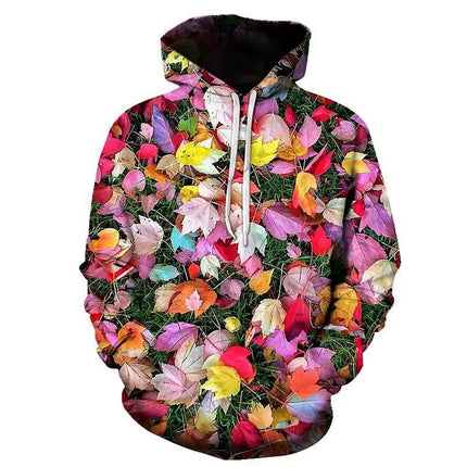 Fashion Rose Floral Hoodies Flower 3D Print Men Women Hip Hop Streetwear Hooded Sweatshirts Oversized Pullovers Top Man Clothing