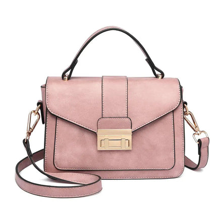 Miss Lulu WOMEN'S Handbag Small Elegant Handle bag Leather shoulder bag Stylish Shoulder bag Shoulder for Allt PlatiNum