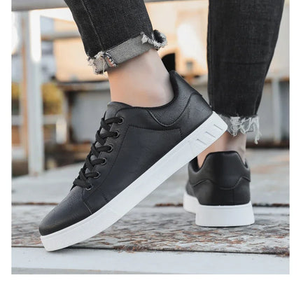 Casual Shoes Loafers British Leather Sneakers Flats Shoes Classic Men Leather Shoes Spring Summer New Trendy