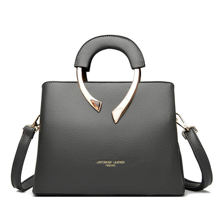 Luxury Handbags Women Bags Designer 3 Layers Soft Leather Shoulder Crossbody Sac Ladies Large Capacity Shopping Messenger Tote PlatiNum