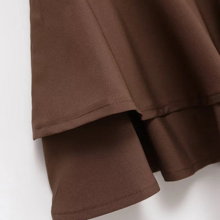 ETJ 2025 Sommer Damen Neue Mode Sexy Hot Girl Stil Rüschen gestapelt Dekoration Rock Hose Kurze Mid-Waist