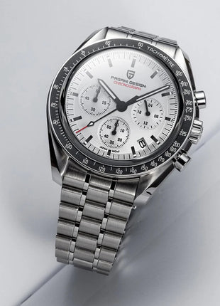 PAGANI DESIGN V5 PD1701 Orologi lunari Orologio al quarzo di lusso per uomo Cronografo sportivo con vetro zaffiro AR 100M impermeabile 2025