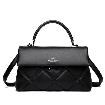 Women's Bag New Trend Korean Handbags Designer Luxury Brand Ladies Shoulder Bags Soft Leather Fashion Versatile Crossbody Bags PlatiNum