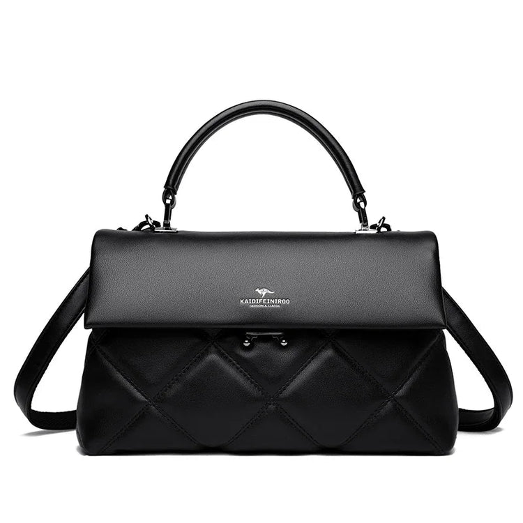 Women's Bag New Trend Korean Handbags Designer Luxury Brand Ladies Shoulder Bags Soft Leather Fashion Versatile Crossbody Bags PlatiNum