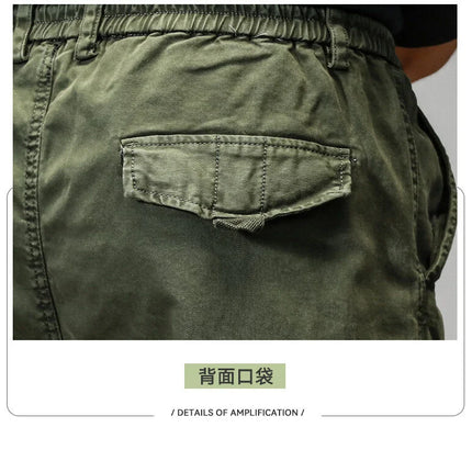 CAAYU Joggers Cargo Pants Men Casual Y2k MultiPocket Male Trousers Sweatpants Streetwear Techwear Tactical Track Black Pants Men