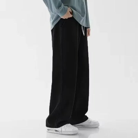 2025 nuovi jeans larghi streetwear uomo stile coreano moda pantaloni larghi dritti a gamba larga abb
