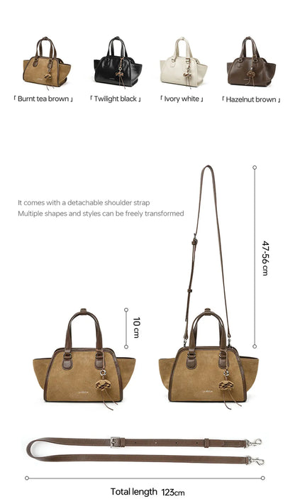 LA FESTIN Original Brand Women's Bag Shoulder Bag Leather Handbag 2025 New Dumpling Bag Fashion Crossbody Bag Lady Wallet