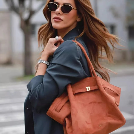 Borsa Tote da Donna JW PEI Hana in Pelle Martellata, Borsa a Mano di Lusso con Manico Superiore, Borsa a Tracolla per Lavoro e Uso Quotidiano
