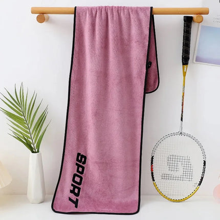 Asciugamano sportivo da palestra Asciugamano da bagno in fibra ultrafine Allenamento Yoga Asciugamani da spiaggia Asciugatura rapida Esercizio Assorbimento del sudore Asciugamano ad asciugatura rapida