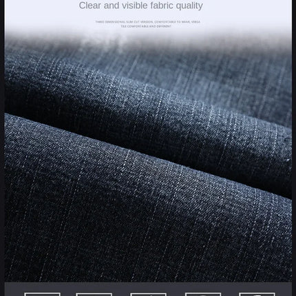 Jorts in denim slim da uomo stile classico da uomo Estate New Business Fashion Thin Stretch Short Casual jorts da uomo