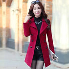 2023 New Korean Winter Woman Wool Coat Long Warm Female Woolen Coat Female Autumn Fashion Double-Breasted Jacket Outerwear