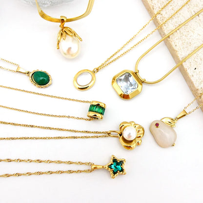 LUXUKISSKIDS Hamam Chunky collana Luxury Trendy Eyes ciondolo ciondoli a mano di sales collari con strass a cuore estetica y2k Choker