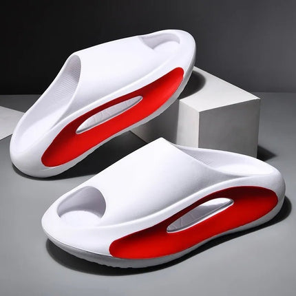 Pantofole in cocco Le donne indossano sandali Coppia fondo spesso Eva Step on Shit Feeling Home Home Pantofole di grandi dimensioni Scarpe - platinumshop
