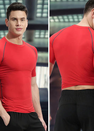 Set di compressione da uomo stampato in 3D anime Top da palestra a maniche corte + pantaloncini da allenamento Set di protezioni per l'atletica traspirante ad asciugatura rapida platinumshop