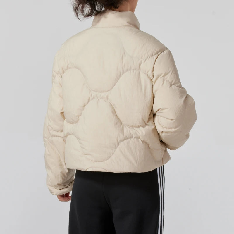 Adidas Women's Cotton down Jacket Fashionable Windproof Warm Sports down Jacket Jg5944