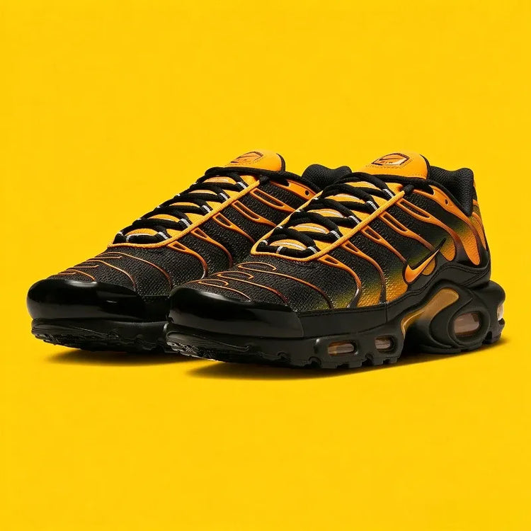 Nike Air Max Plus TN Men's Black Sundial Gradient Fashion Classic Air Cushion Shock Absorption Rebound Dad Sneakers DM0032-007