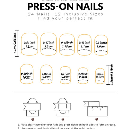 24pcs/set short square fake nails for women cute bride heart white french tips faux ongles y2k press on false nail supplies