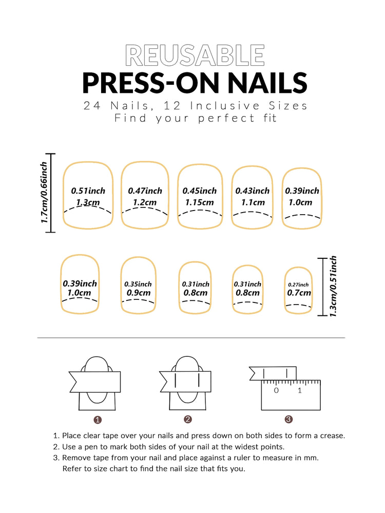 24pcs/set short square fake nails for women cute bride heart white french tips faux ongles y2k press on false nail supplies
