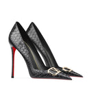 Black V-buckle 6cm