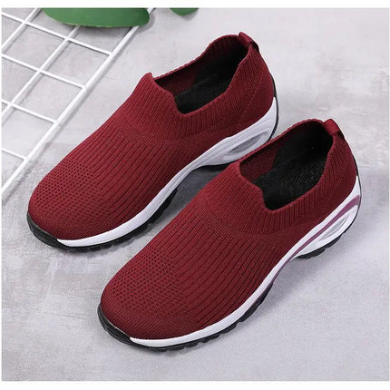 Nuove Scarpe Sportive Casual da Donna Estate 2024, Sneakers con Zeppa e Piattaforma, Scarpe Vulcanizzate Traspiranti per Signore