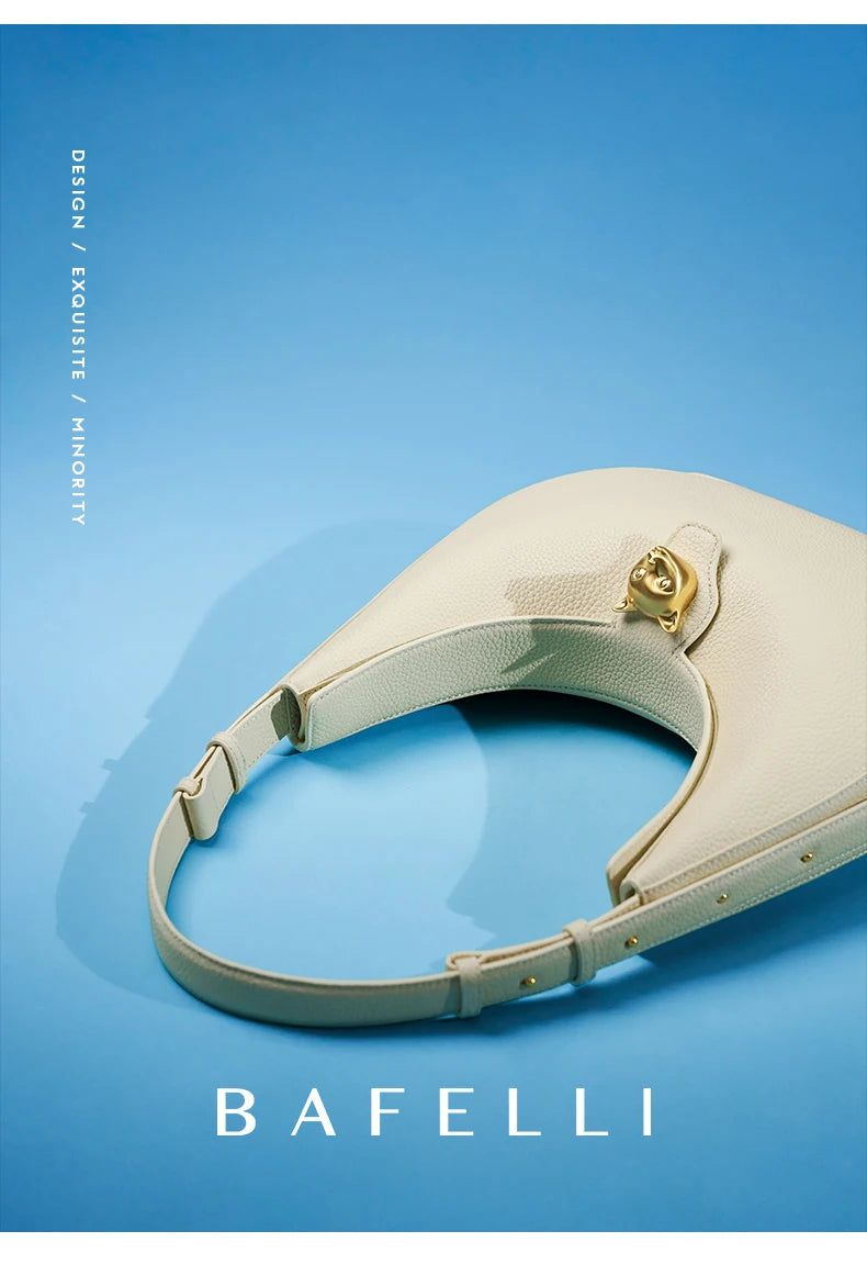 BAFELLI 2025 NUOVA BORSA DA DONNA CAT SERIE IN GENUINO IN PELLE MARCA DI Lusso FASHION STILE RETRO Spalla HOBOS FLAP BORSE FEMALE