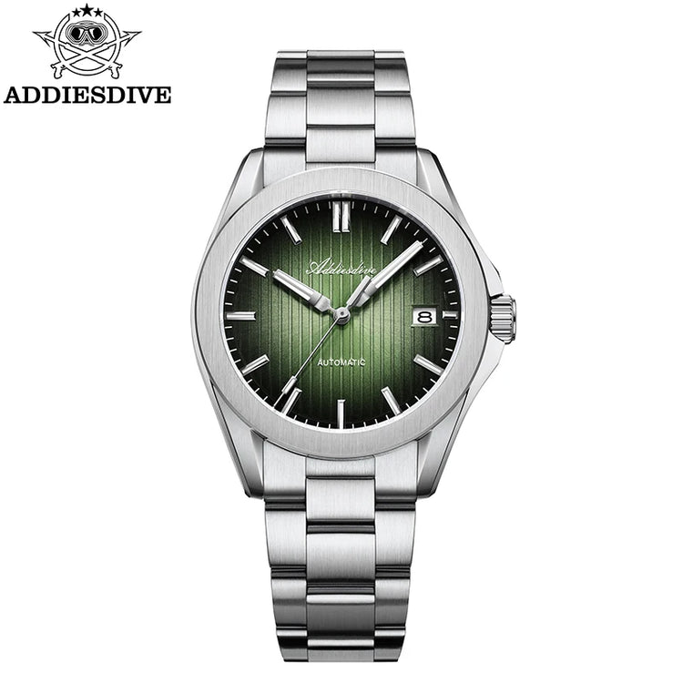 ADDIESDIVE Luxury Men's Automatic Watch Sapphire Glass Japan 8215 Mechanical Watch BGW9 Super Luminous Men Analog Watches AD2533