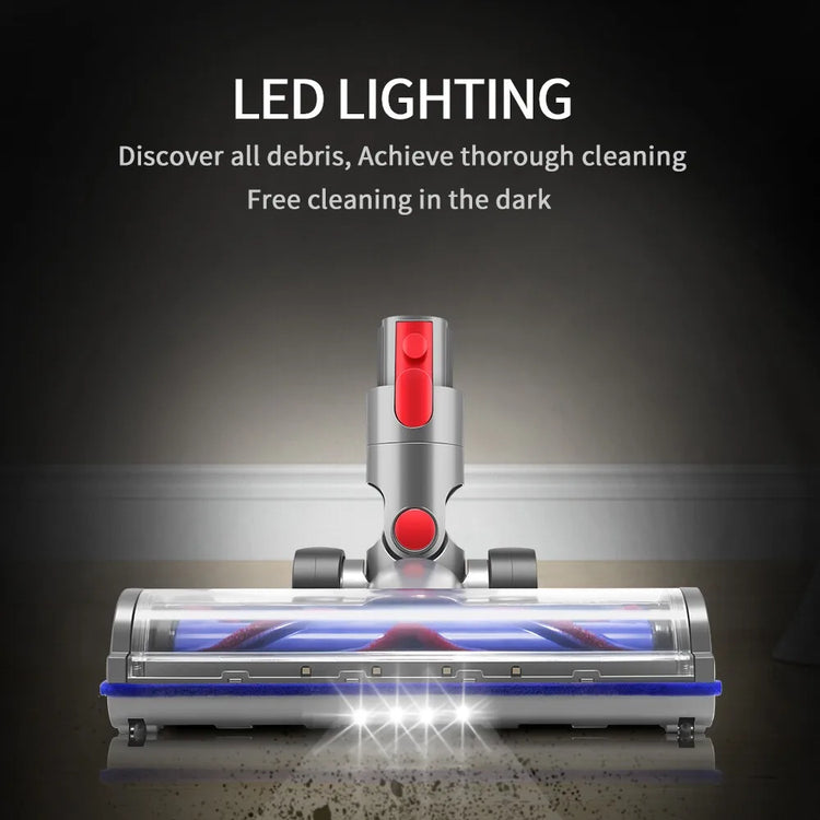 Upgraded For Dyson V7 V8 V10 V11 V15 Direct Drive Brush Head Nozzles Vacuum Cleaner Replaceable Parts Lights Anti Tangling Hair
