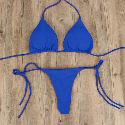 Costume da Bagno Estivo da Donna, Set Bikini Sexy con Reggiseno Imbottito Push-up e Perizoma, Due Pezzi, Abbigliamento da Spiaggia, Costume da Bagno Femminile Sexy platinumshop