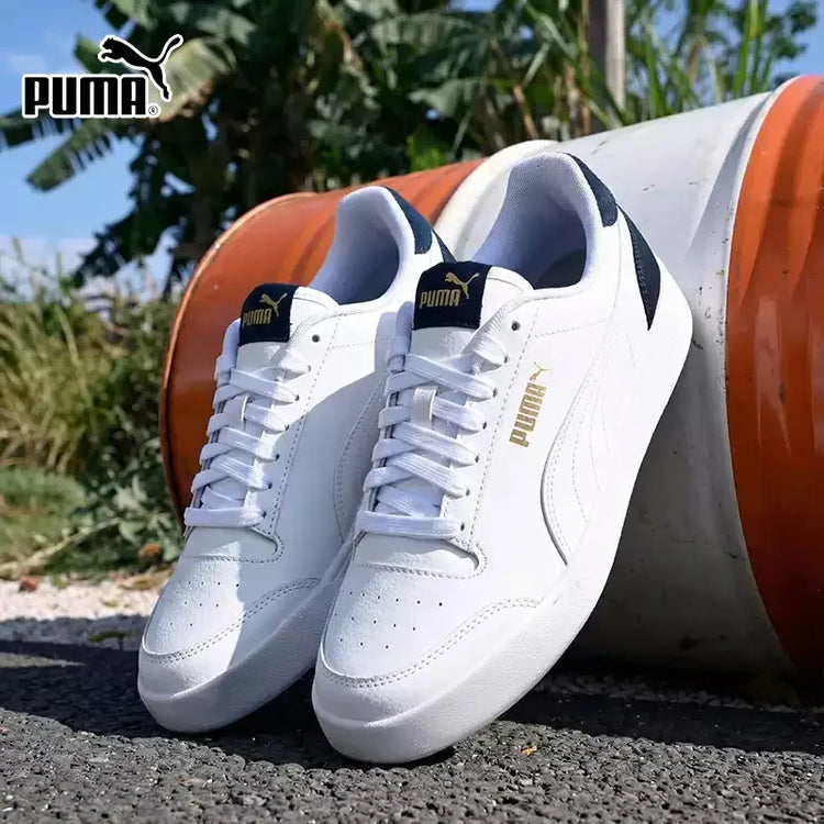 PUMA Low-Top Sneakers for Men and Women, New Summer Style, White Sneakers for Casual and Sporty Wear. 309668-05