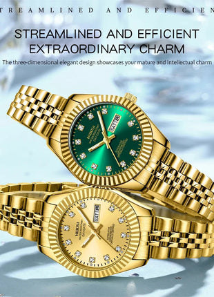 NIBOSI Orologi da donna con diamanti Orologio da donna casual di moda di lusso delle migliori marche Orologio da donna con data settimanale automatica impermeabile Reloj platinumshop