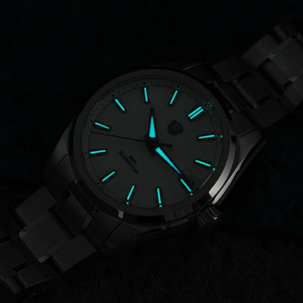 Watchdives WD0003C Ice Crack Dial 38mm Men Watch VH31 Sweep Seconds Quartz Movement Sapphire Luminous 10Bar Waterproof Watches