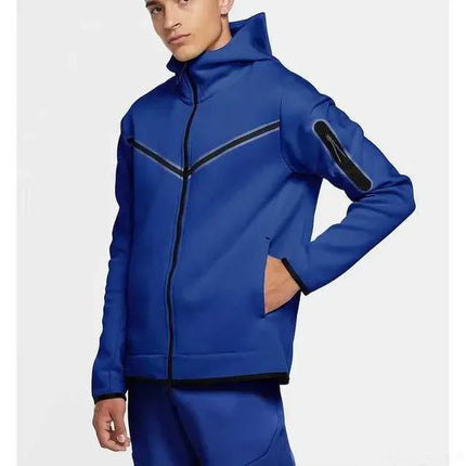 Men's Tracksuits Sports Suit Cotton Brand Tech Fleece Good Quality Hoodie Male Training Wear Sweatshirt Set Sweatpants PlatiNum