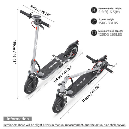 Scooter elettrico IENYRID M1 250W 36V 12,5 AH Batteria Pneumatici da città da 10 pollici Display digitale intelligente a LED Scooter da città per adulti