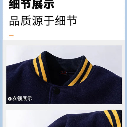 Winter Loose bomber jacket Men Woolen Retro Cotton Liner parkas couple streetwear PU leather sleeves baseball jacket chaquetas