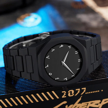 VA VA VOOM Orologio creativo da uomo di marca Moda Silicone Nero Business Style Arabo Digitale Creativo Militare Orologi sportivi al quarzo platinumshop