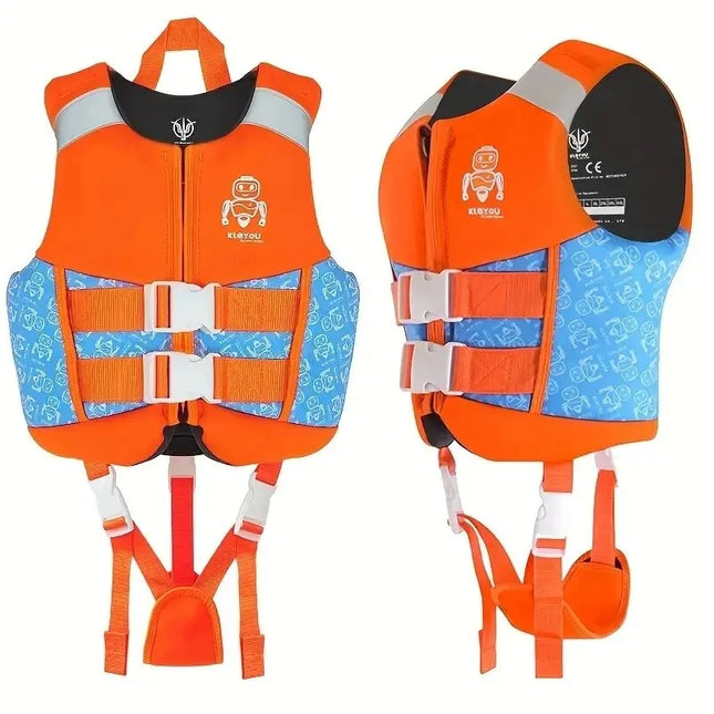 Kids Neoprene Life Vest, Boys and Girls Floating Life Jacket, Surf Vest, Drift Buoyancy, Swimming Aid