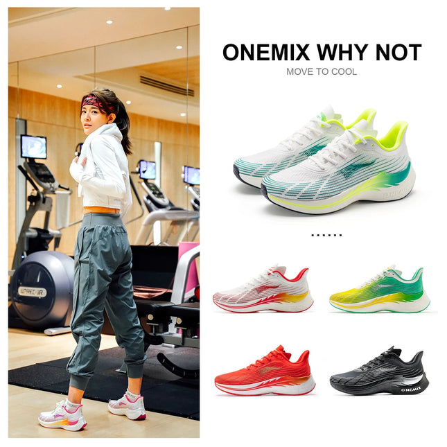 ONEMIX Scarpe da corsa per uomo Scarpe sportive traspiranti da corsa Casual Soft New Trend Outdoor Sneakers da passeggio antiscivolo da uomo PlatiNum