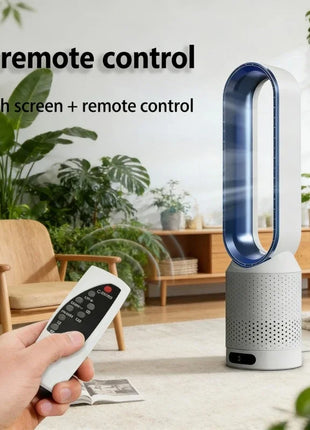 NUOVO Ventilatore Senza Pale 2026 per Purificazione dell'Aria Domestica, Circolazione Ultra Silenziosa, Ventilatore a Torre per Dormitorio